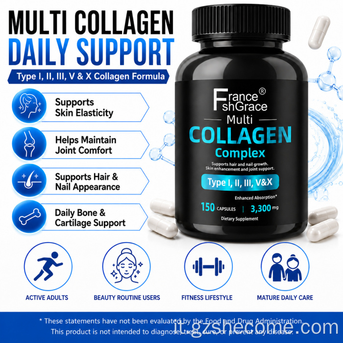 Shecome Collagen Joints Capsule di collagene per la salute della pelle
